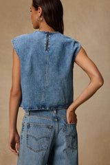 Denim Medium Wash Tee