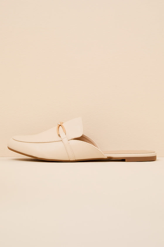 Delvin Ivory Slide-On Loafers