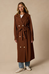 Breanna Brown Trench Coat