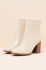 Paisley Ivory Ankle Booties