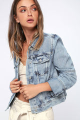 Rumors Light Wash Denim Jacket