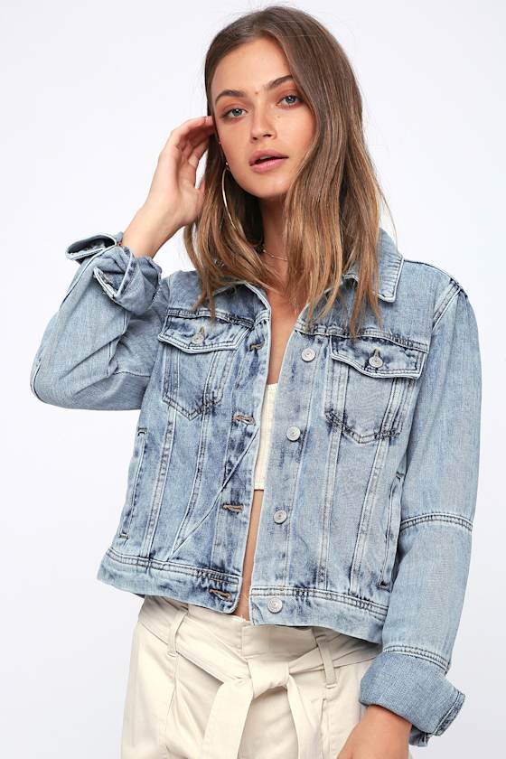 Rumors Light Wash Denim Jacket
