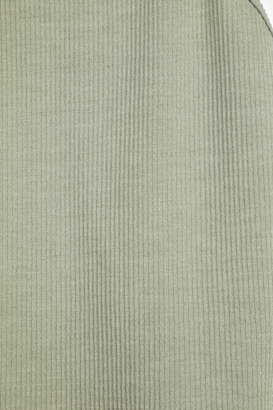 Everyday Essential Sage Green Ribbed Racerback Tank Top