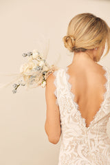 Enamored With You White Lace Wide-Leg Jumpsuit