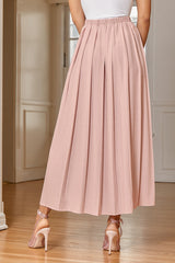 If You Pleats Blush Pink Pleated Maxi Skirt