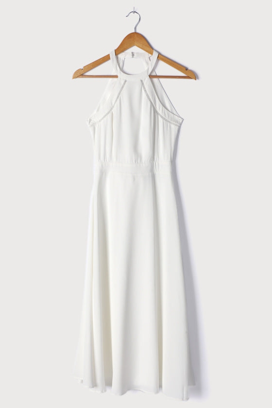 Summer Dream White Midi Dress