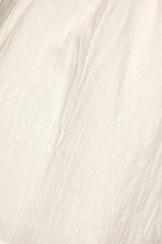 Soaking Up the Summertime White Tie-Back Skort Romper
