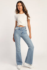 All-Access Pass White Crop Top